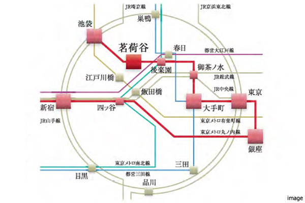 交通図｜ザ・パークハウス小日向